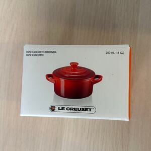 Le Creuset Mini Round Cocotte in White - NEW